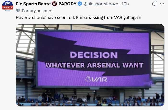 Meme Arsenal Diolok-olok Jadi Tim Juara PGMOL