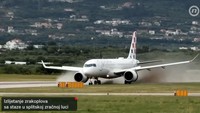 Menegangkan, Croatia Airlines Tergelincir Saat Akan Lepas Landas