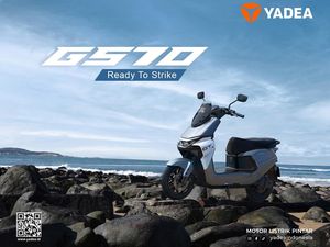 Yadea Luncurkan Motor Listrik Baru GS70, Harga Rp 21 Jutaan