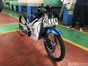 Mugatech, Motor Drag Listrik Karya Siswa SMK Muga Jogja Melaju 132,5 Km/Jam