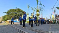 Prosesi Manten Tebu Tandai Musim Giling PG Lestari Nganjuk