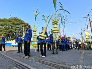 Prosesi Manten Tebu Tandai Musim Giling PG Lestari Nganjuk