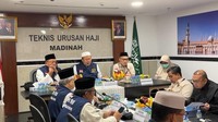 Timwas Haji DPR Rapat Kerja Bareng Daker Madinah, Apresiasi Pelayanan Jemaah