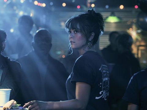 Allie Hayes (Mika Abdalla) in OFF CAMPUS
Photo Credit: Liane Hentscher / Prime
&copy; Amazon Content Services LLC