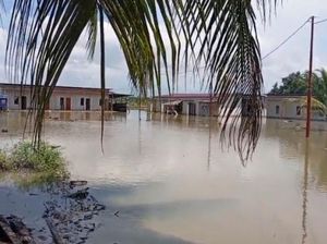 Banjir Rob Landa Sejumlah Desa di Aceh Utara, Ratusan Warga Mengungsi