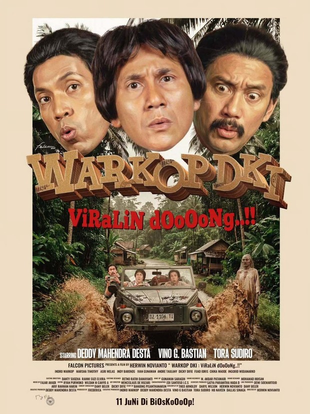 Film bioskop terbaru Warkop DKI Viralin Doooong..!!/ Foto: Falcon Pictures