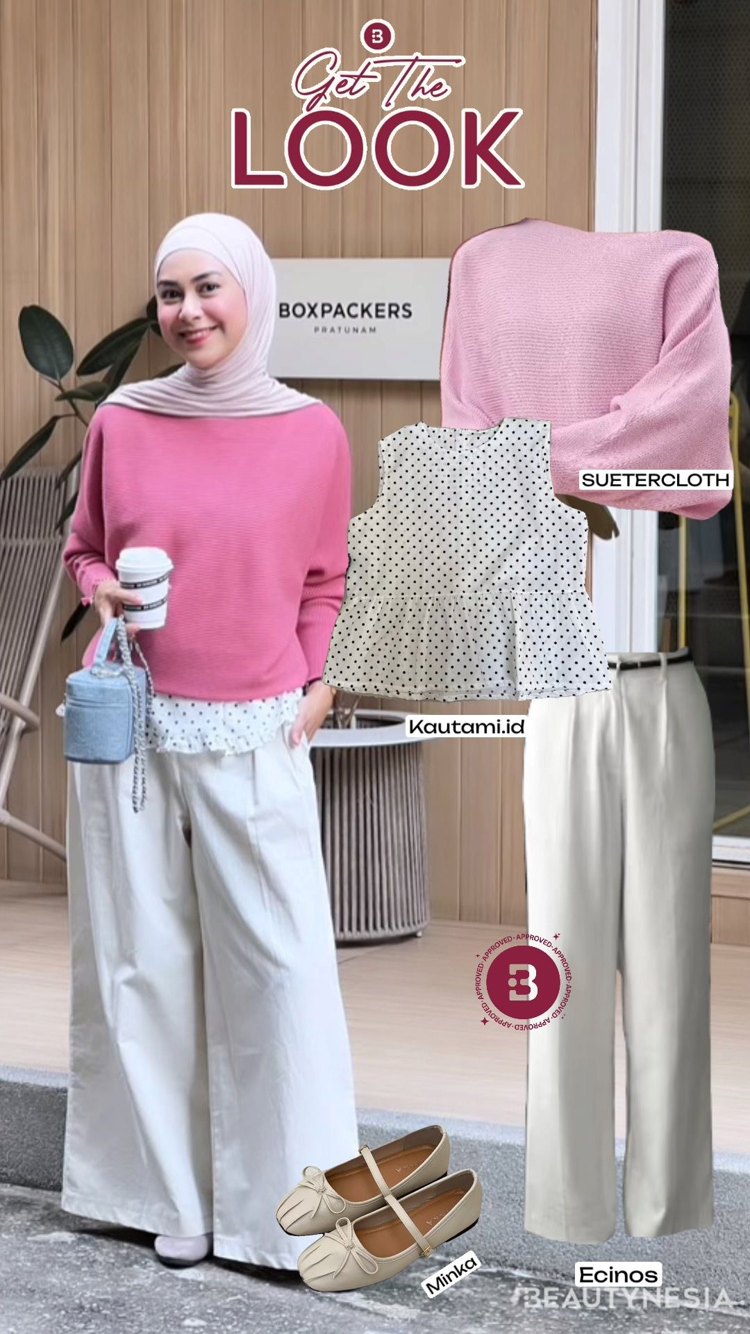 Outfit casual dan cozy sering kali jadi pilihan. Tak hanya nyaman, gaya outfit ini juga bisa tetap terlihat rapi dan stylish.