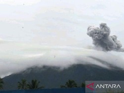 Gunung Ibu di Malut Erupsi Lagi, Jarak Aman Diperluas 3,5 Km