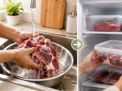 Bolehkah Daging Kambing Dicuci Sebelum Disimpan?