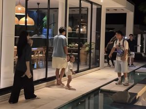 Momen Pratama Arhan dan Inka Andestha Liburan Bareng Keluarga
