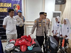 Residivis yang Bobol Kosan-Bawa Motor Mahasiswi di Palembang Ditangkap