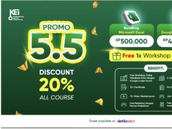 Kuasai Excel dan Google Spreadsheet Sekaligus, Harga Bundling Hemat 5.5