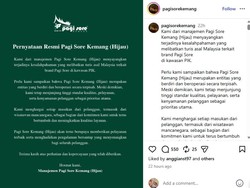 Salah Sasaran! RM Pagi Sore Hijau Diserbu Netizen Buntut Kasus Turis Malaysia