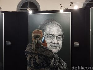 80 Lukisan Potret Ilmuwan Inspiratif Dipajang di Muskitnas hingga Raih MURI