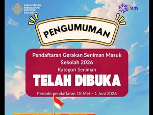 Pendaftaran Gerakan Seniman Masuk Sekolah 2026 Dibuka, Simak Jadwalnya!