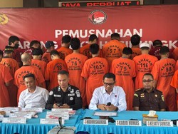 Polda Sumsel Musnahkan Narkoba Rp 2,8 M, Selamatkan 62 Ribu Jiwa