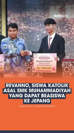 Video: Revano, Siswa Katolik Asal SMK Muhammadiyah yang Dapat Beasiswa Ke Jepang