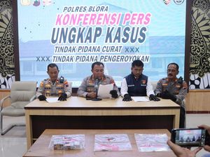 Komplotan Maling Spesialis Toko Lintas Wilayah Ditangkap di Blora