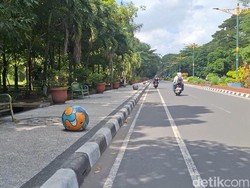 Pemkot Mataram Gelontor Rp 300 Juta untuk Percantik Jalan Adi Sucipto