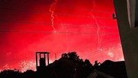 Viral Langit Jogja Berwarna Merah Seperti Kena Rudal, padahal...