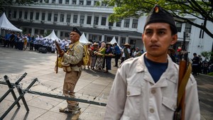 Teatrikal Hari Kebangkitan Nasional Warnai Balai Kota Bandung