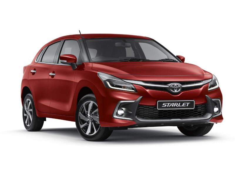 Toyota Starlet buatan India untuk pasar Afrika Selatan.