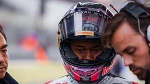 Honda Team Asia Ungkap Start Gokil Veda Ega di Moto3 Catalunya