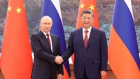 Vladimir Putin Disambut Hangat di Beijing, Bertemu Xi Jinping