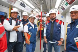 Waskita Karya Kebut Pembangunan LRT Jakarta Fase 1B, Progres Tembus 92,76%