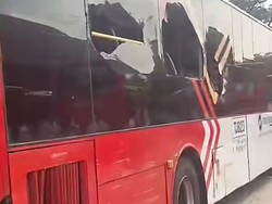 Bus TransJ Tabrakan di Jaktim Disopiri Pramusapa, Langsung Dinonaktifkan