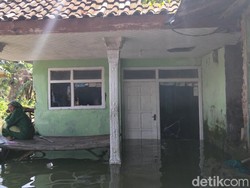 Banjir di Desa Polokerto Pasuruan Belum Surut Sejak Rabu