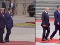 Video: Membandingkan Sambutan untuk Trump vs Putin saat Bertemu Xi Jinping