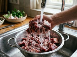Sering Dilakukan Saat Idul Adha, Bolehkah Daging Kurban Dicuci?