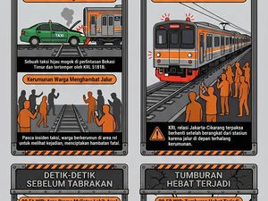 Infografis: Kronologi Kecelakaan Kereta yang Tewaskan 16 Orang di Bekasi
