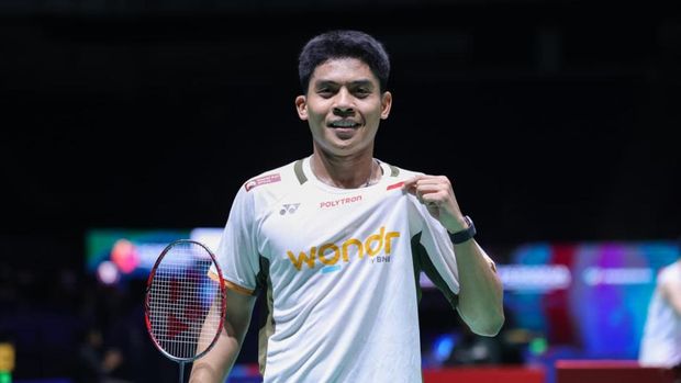 Moh Zaki Ubaidillah saat tampil di Malaysia Masters 2026. (Arsip PBSI)