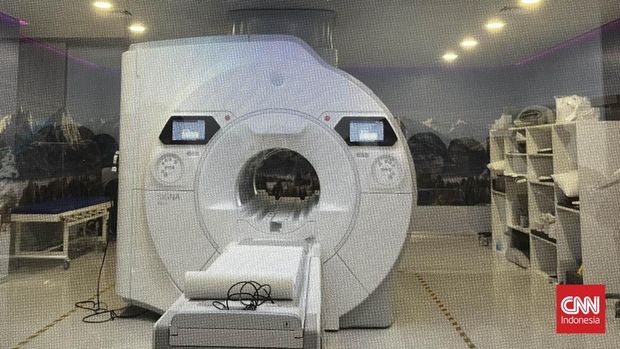 Peluncuran MRI 3T Signa Hero, Bethsaida Hospital. Alat yg bisa mendeteksi lebih akurat terutama penyakit2 neurologi, Kamis (21/5).