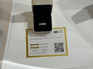 Penampakan Cincin Sandra Dewi yang Terjual Dilelang Kejagung