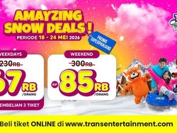 Main Salju Lebih Murah dengan Promo Amayzing Deals Trans Snow World Bintaro