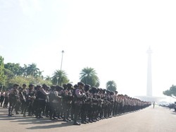 Jaga Demo di Jakpus, Polisi Pakai Pendekatan Humanis dan Profesional