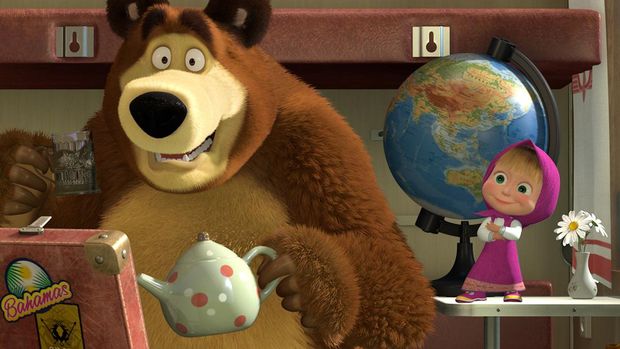 Serial animasi Masha and the Bear Masha and the Bear. (dok. Animaccord Animation Studio)