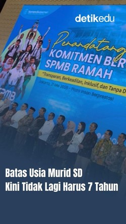 Video: Batas Usia Masuk SD Kini Tidak Lagi Harus 7 Tahun