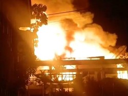 Kantor Bupati Bulungan Terbakar, Warga Sempat Panik