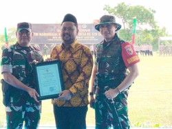 Gus Yani Apresiasi TMMD Kodim Gresik Bangun Infrastruktur Desa Slempit