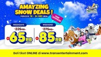 Promo Amayzing Deals Trans Snow World Makassar, Main Salju Makin Hemat!