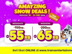 Tiket Trans Snow World Surabaya Cuma 50 Ribuan dengan Promo Amayzing Deals