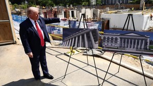 Trump Pamer Proyek Ballroom Gedung Putih Bernilai Rp 7 Triliun