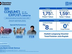 BRI Consumer Expo 2026 Digelar di JICC, Ada Promo KPR hingga Cashback Travel