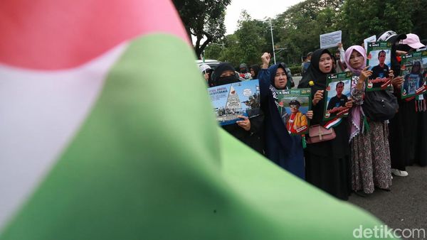 Demo depan Kedubes AS, Kecam Penangkapan Aktivis oleh Israel