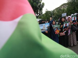 Demo depan Kedubes AS, Kecam Penangkapan Aktivis oleh Israel