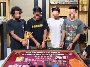 4 Kawanan Pengedar Narkoba di Bima Ditangkap Saat Pesta Sabu